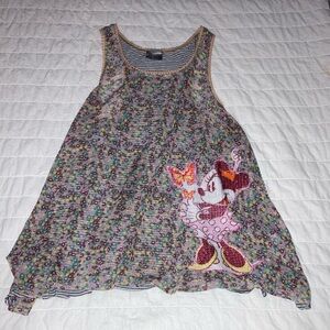 Disney Parks Kingdom Couture Minnie Mouse Sheer Top | Size XL